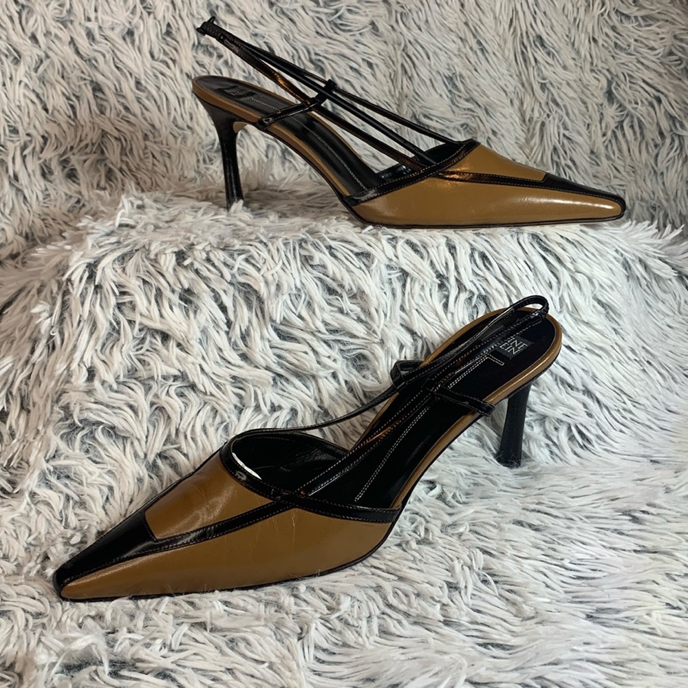 Slingbacks- Color Blocked